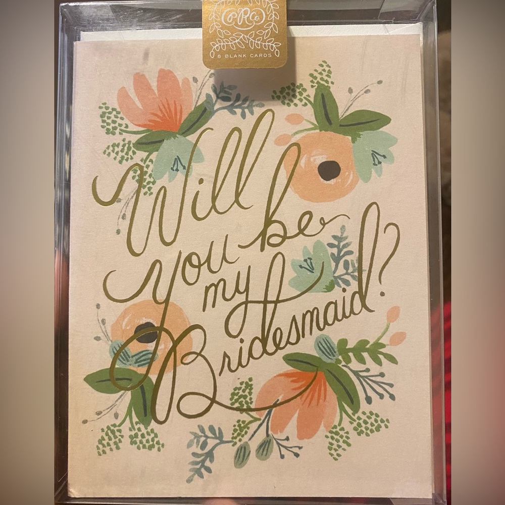 Bridesmaids proposal cards